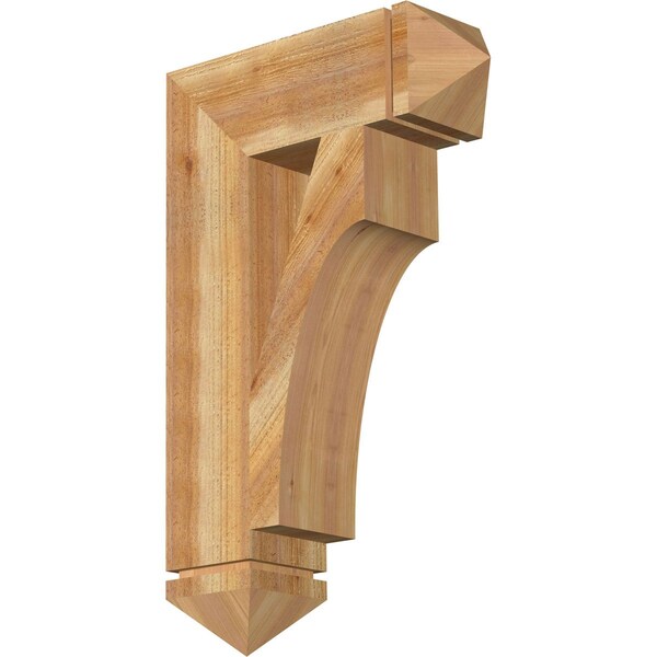 Ekena Millwork Westlake Arts & Crafts Rough Sawn Bracket, Western Red Cedar, 6"W x 20"D x 32"H BKT06X20X32WTL03RWR - main
